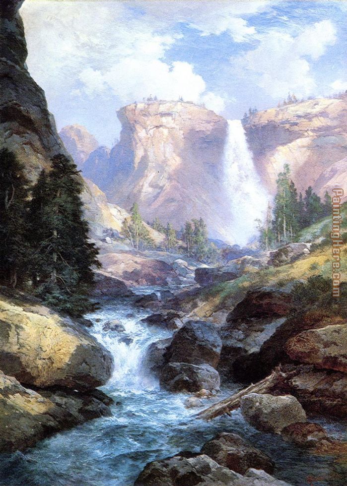 Thomas Moran Waterfall in Yosemite